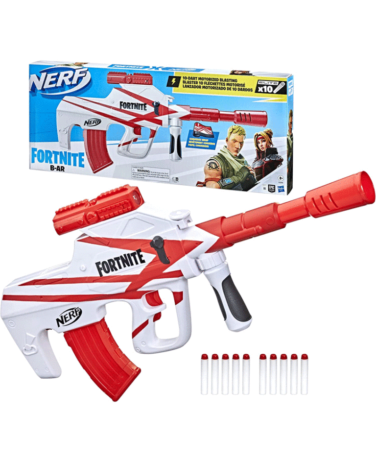 NERF Fortnite B-AR Motorized Dart Blaster - KidsMug