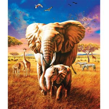 Art Puzzle Mother Elephant 1000 pcs - Image 2