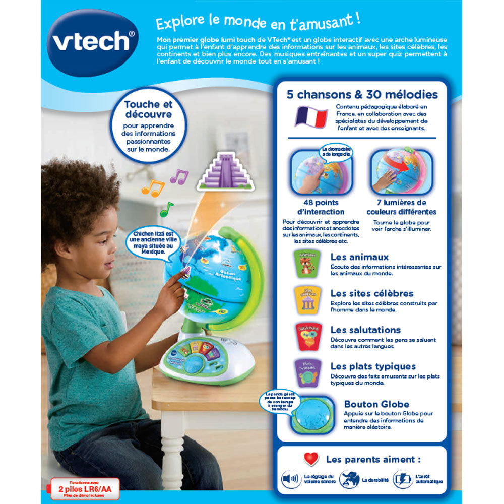 Lumi globe interactif - Vtech Toys