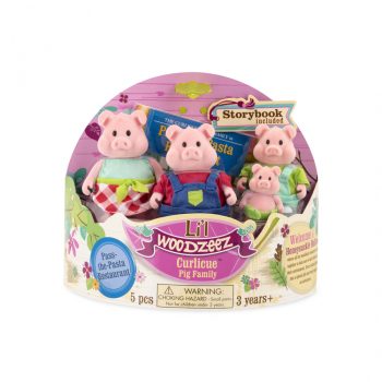 Li'L Woodzeez Pig Family