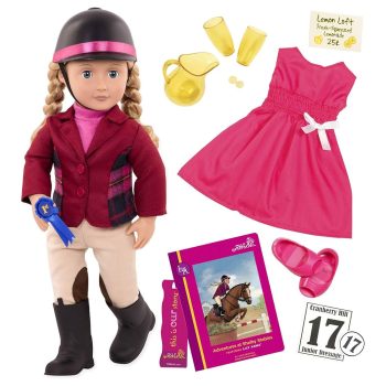 Our Generation Deluxe Lily Anna Doll With Book