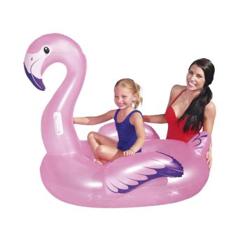 Bestway Flamingo-Shaped Inflatable Ride-On Float 127x127 cm - Image 3