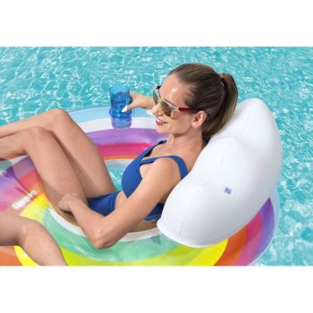 Bestway Rainbow Dreams Double Swim Tube Inflatable Float 186x116 cm - Image 2