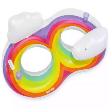 Bestway Rainbow Dreams Double Swim Tube Inflatable Float 186x116 cm