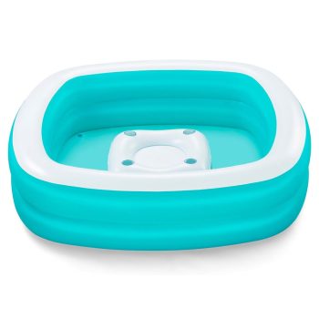 Bestway Sippin' Summer Pool Removable Center Console for Food Games and Essentials