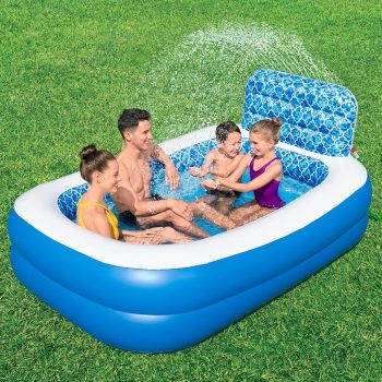 Bestway Family Pool Waterfall Oasis with Water Sprinkler 229 x 152 x 96 cm - Image 2