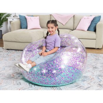 Bestway Inflatable Glitter Chair 114 x 112 x 66 - Image 2