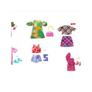 Barbie Fashion Pk Comp Atheltic Look Assorted